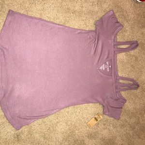 American eagle over the shoulder shirt